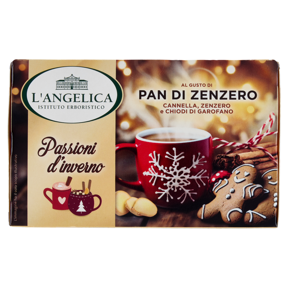 L'Angelica Passioni d'inverno al Gusto di Pan di Zenzero 15 Filtri 28.5 g
