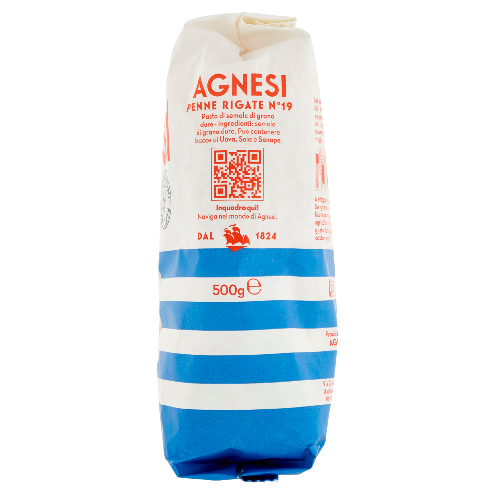 Agnesi Penne Rigate N&deg; 19 500 g