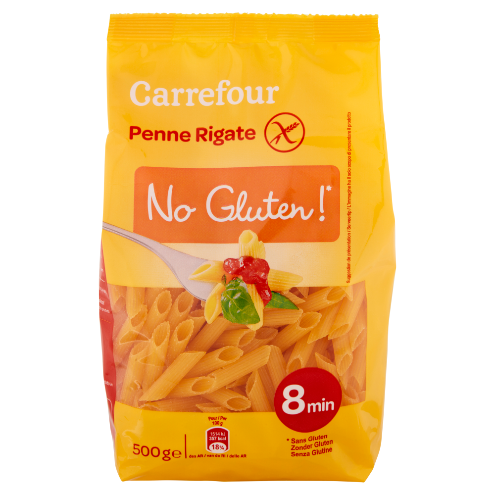 Carrefour Penne Rigate No Gluten!* 500 g