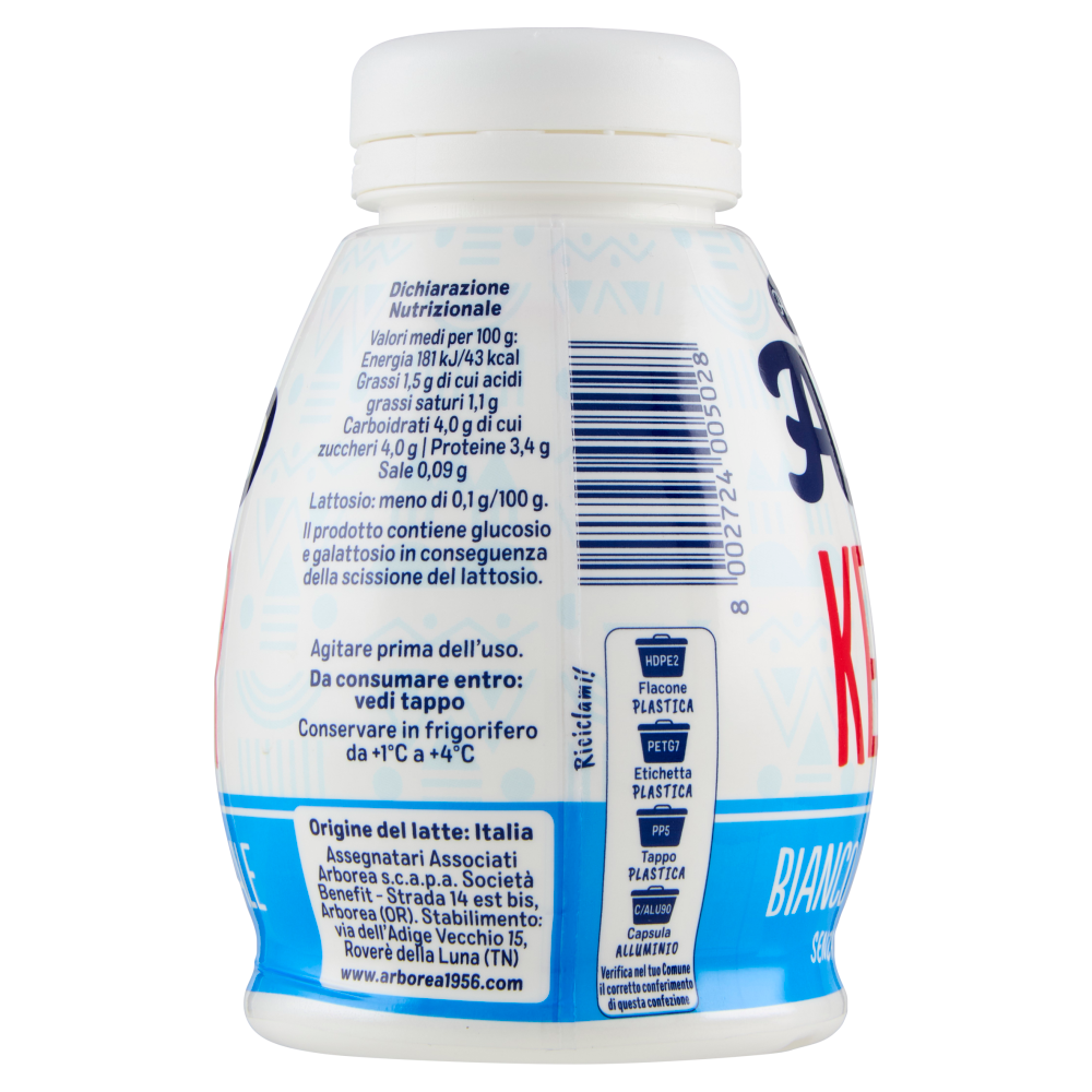 Arborea A-Yo Kefir Bianco Naturale Senza Lattosio 200 g