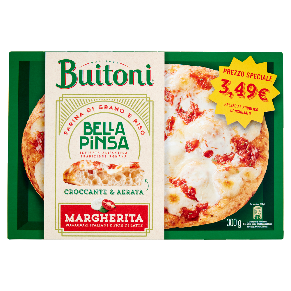 BUITONI Bella Pinsa Margherita Pinsa Surgelata 1 pinsa 300g