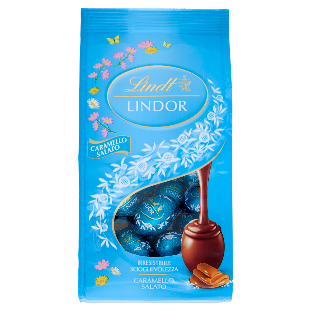 Lindt Lindor Bag Ovetti al Caramello Salato 180 g