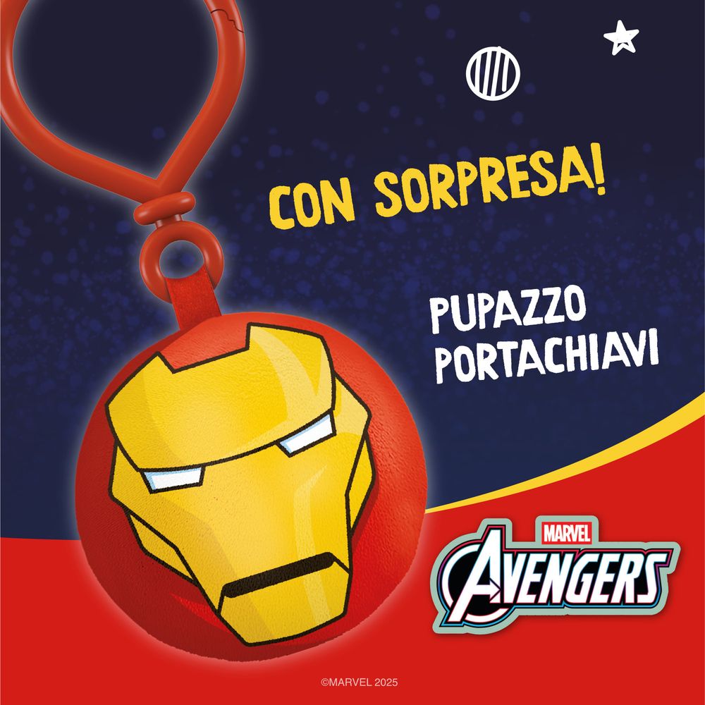 Kinder Happy Calza Mega Marvel Avengers 7 pezzi 214 g