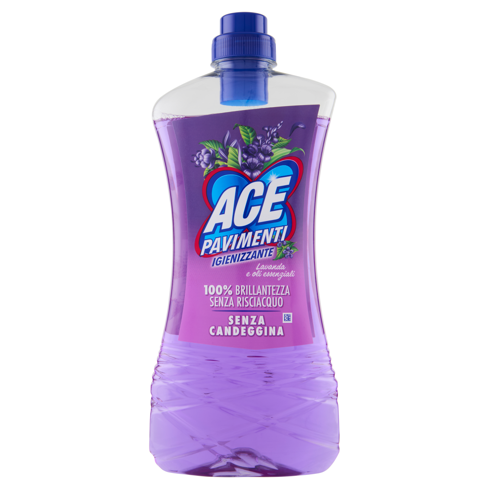 Ace Pavimenti Igienizzante Lavanda e oli essenziali Senza Candeggina 1 L