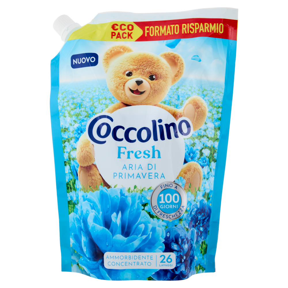 Coccolino Ammorbidente Concentrato Fresh Aria di Primavera 26 Lavaggi 600 ml
