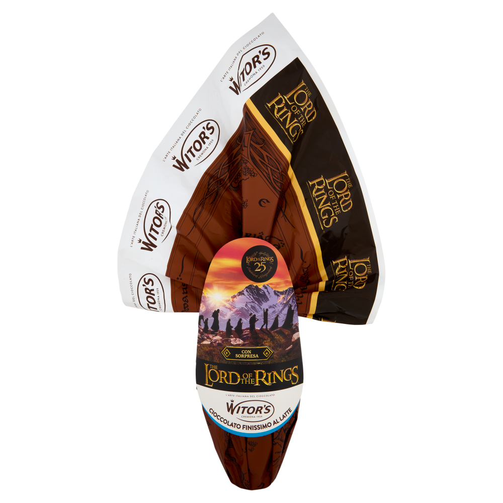 Witor's Uovo the Lord of the Rings Cioccolato Finissimo al Latte 240 g
