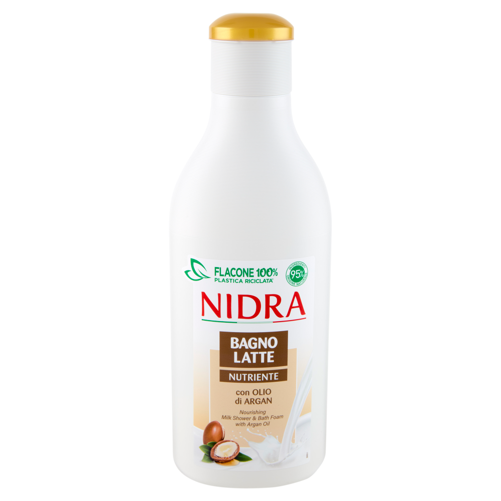 Nidra Bagno Latte Nutriente con Olio di Argan 750 mL