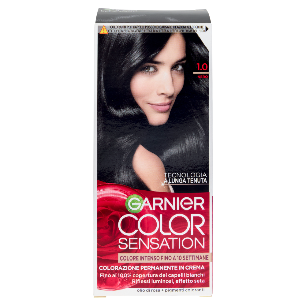 Garnier Color Sensation Colorazione Permanente in Crema 1.0 Nero