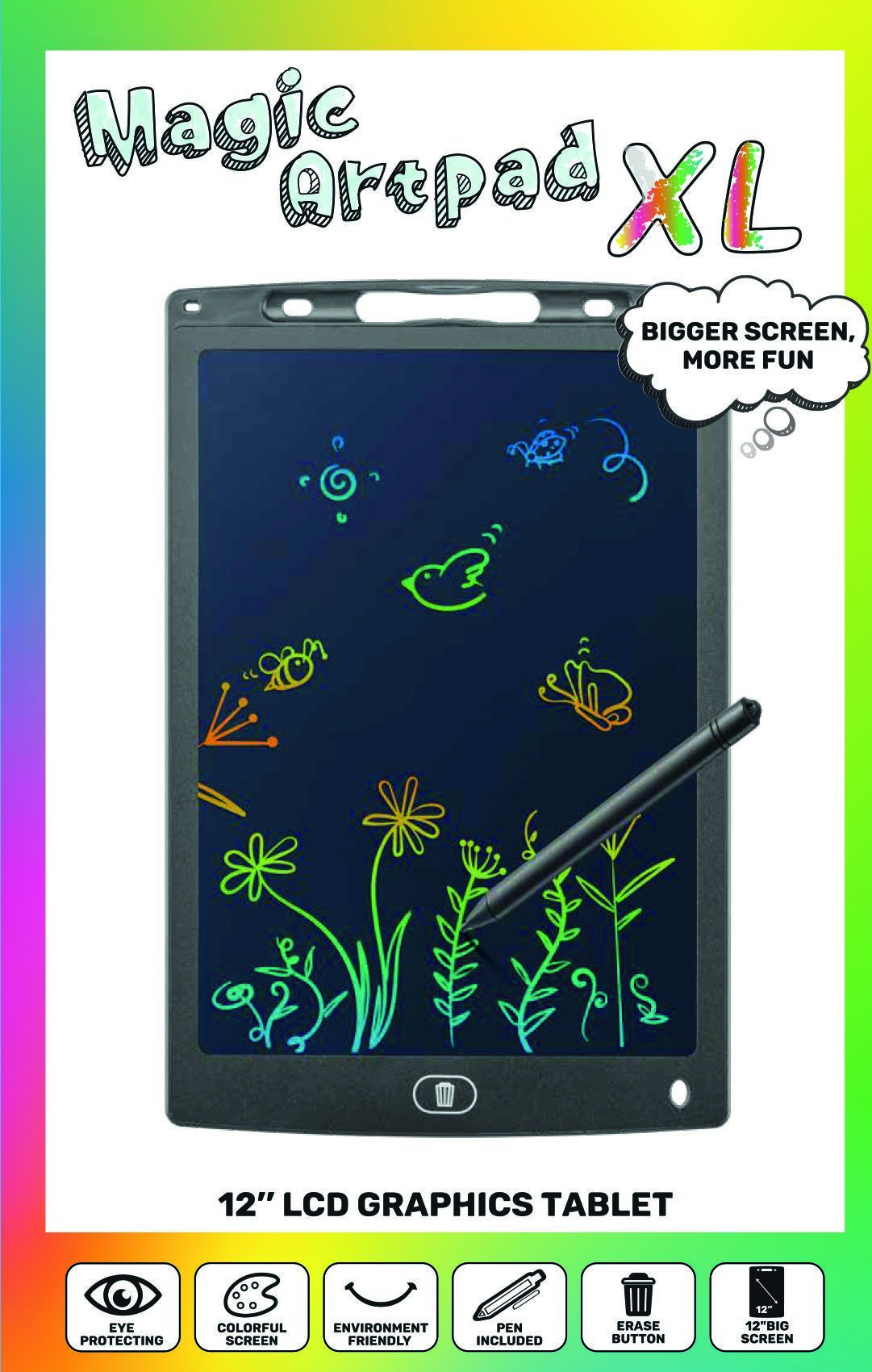 Tech Pop Magic Artpad XL Tavoletta grafica con schermo da 12"