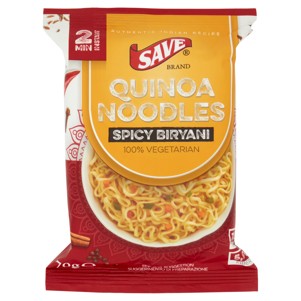 Save Quinoa Noodles Spicy Biryani 70 g
