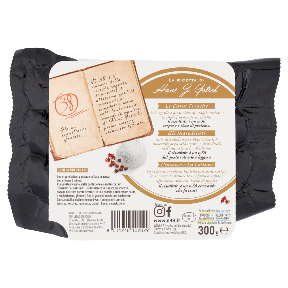 W&uuml;ber N.38 Servelade 300 g