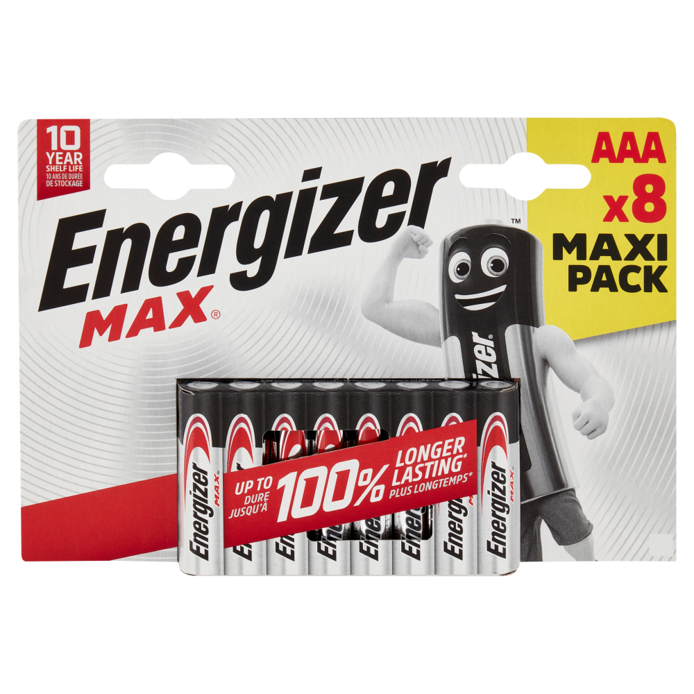 Energizer Max AAA 8 pz