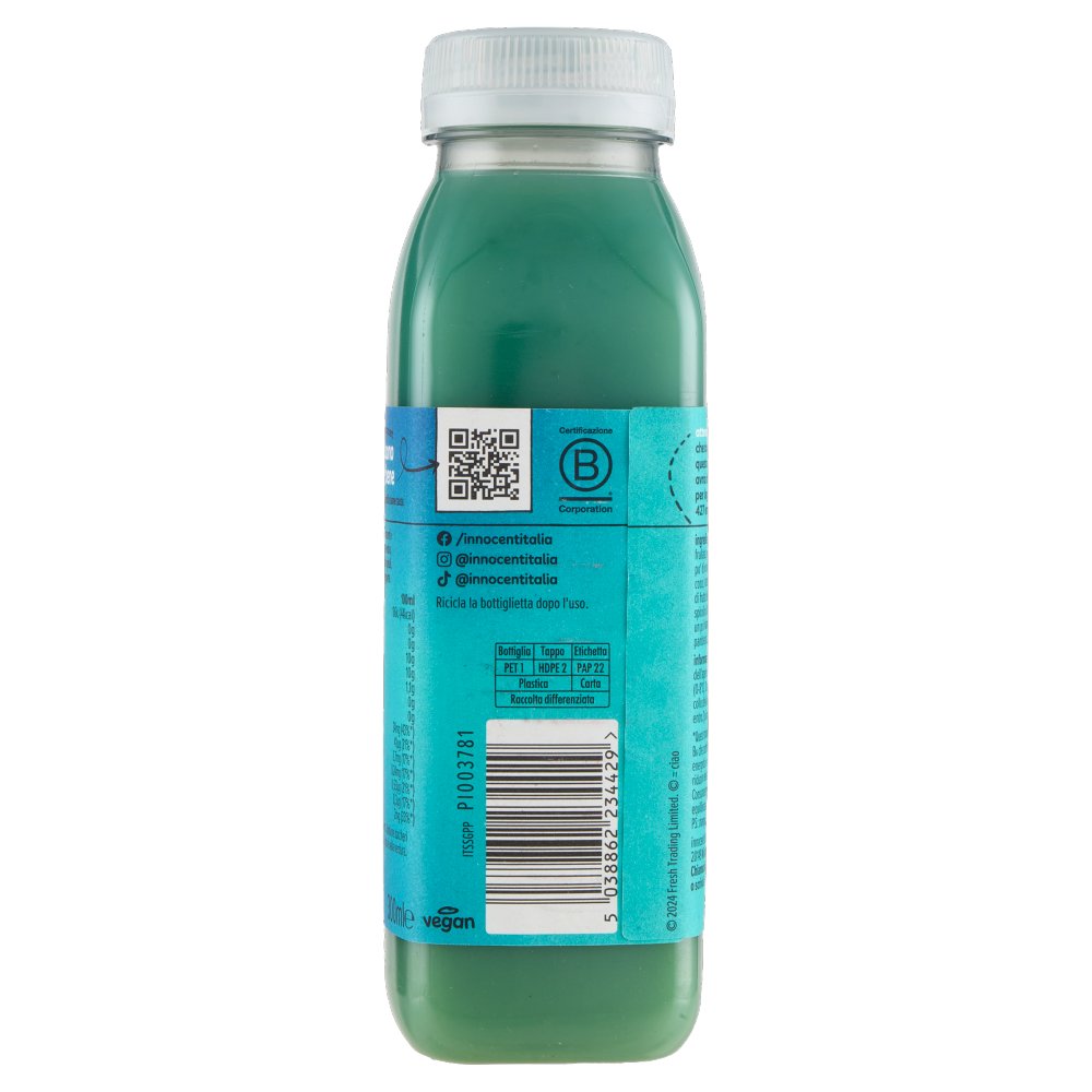 innocent super smoothie Energia* Tropicale Guava - Ananas - Mela - Spirulina Blu 300 ml