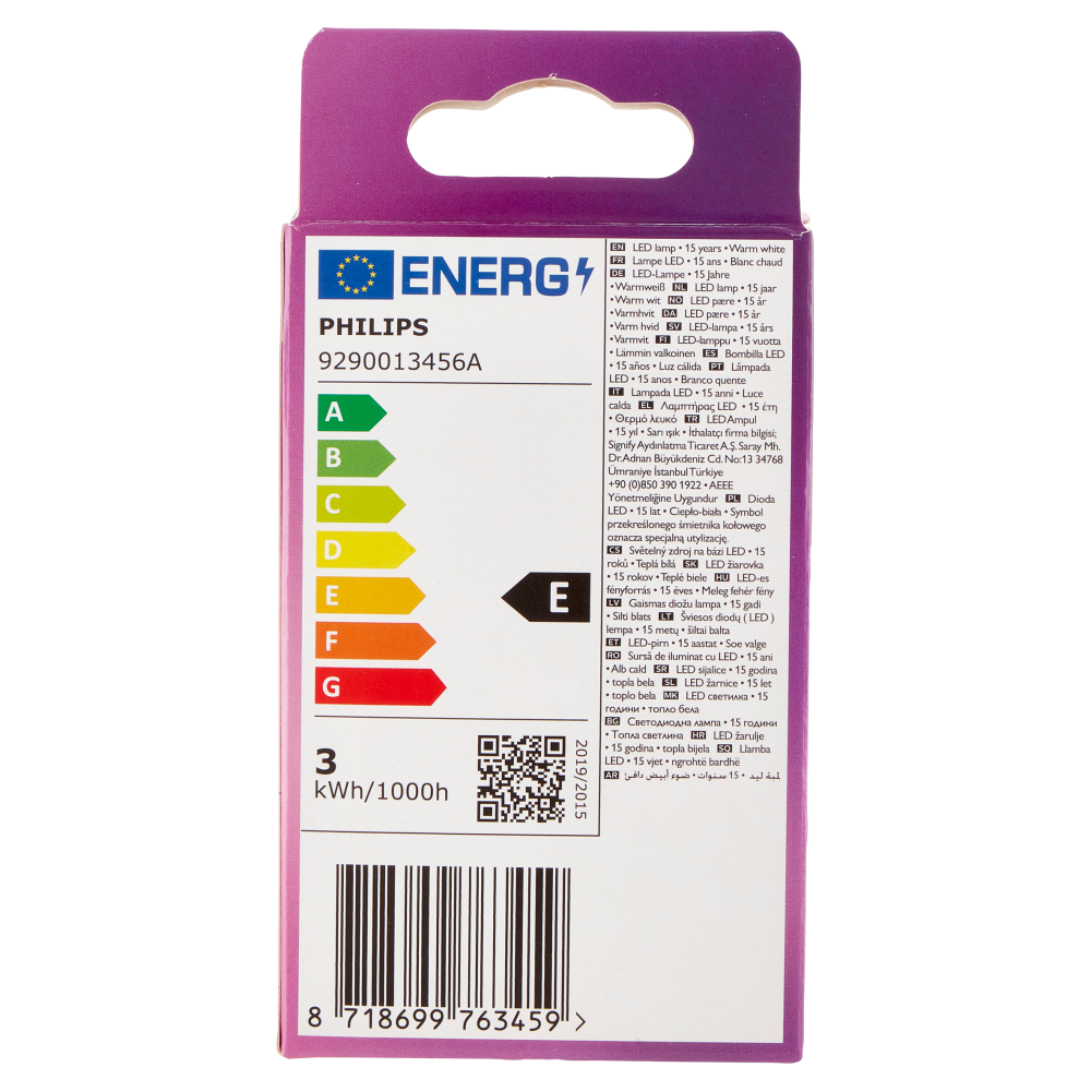 Philips Led sfera vetro 25W E27 2700K