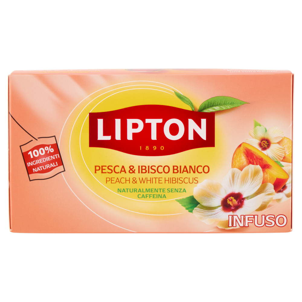Lipton Pesca & Ibisco Bianco Infuso 20 x 1,7 g