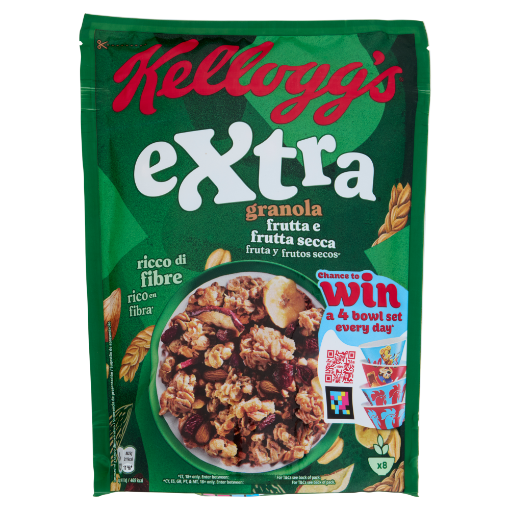 Kellogg's extra granola frutta e frutta secca 375 g