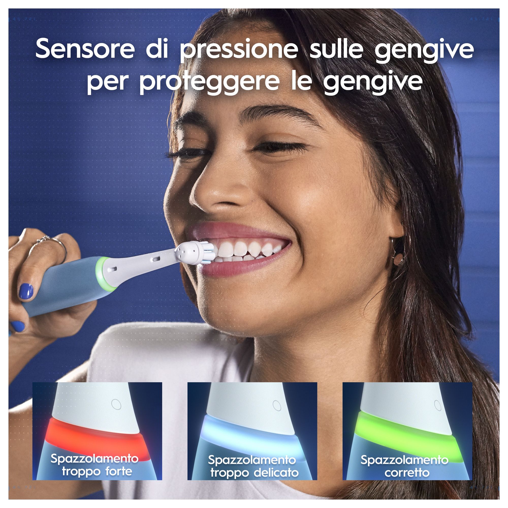 Oral-B iO My Way Adolescenti Spazzolino a vibrazione Blu