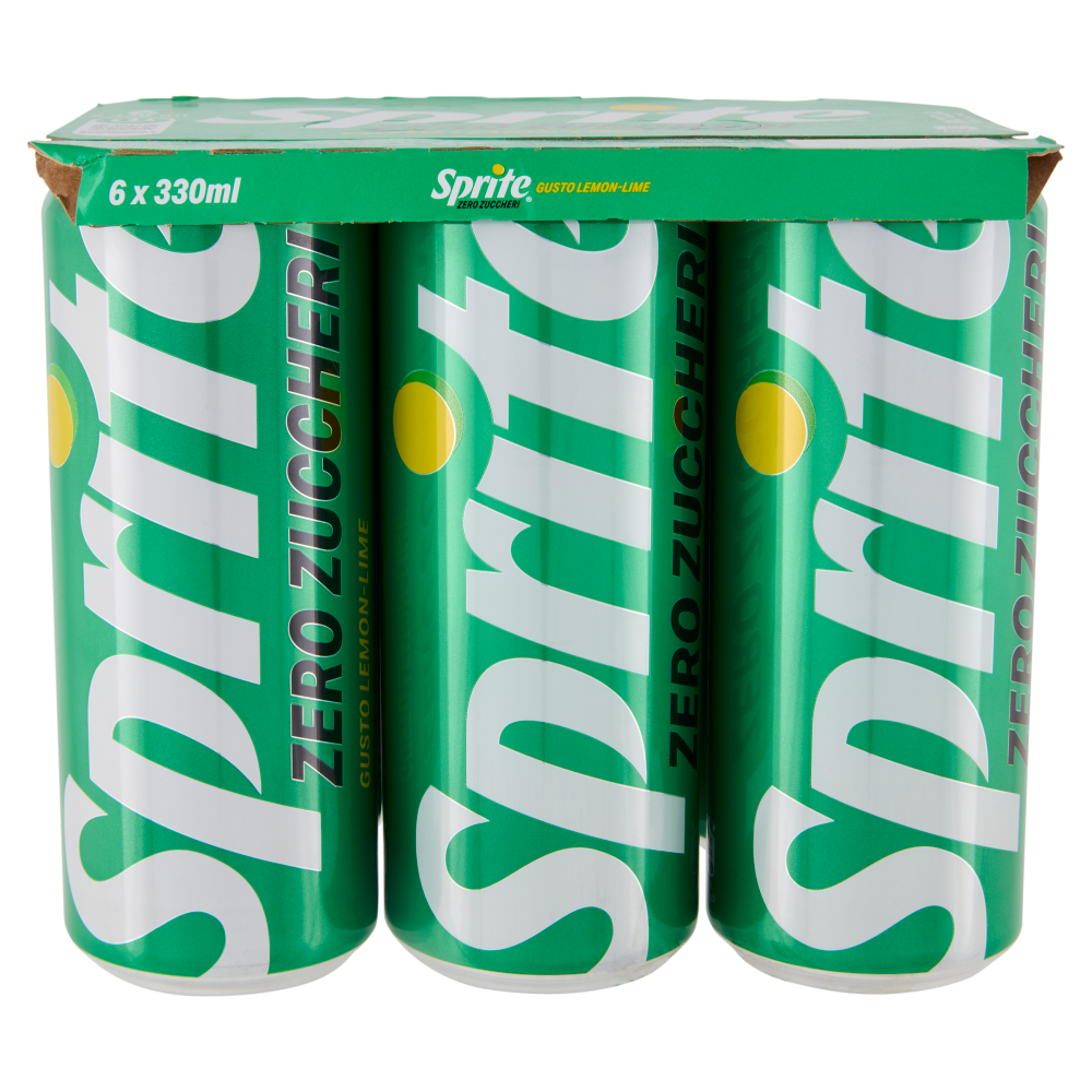 Sprite Zero Lemon-Lime Can Sleek 6 X 33 cl