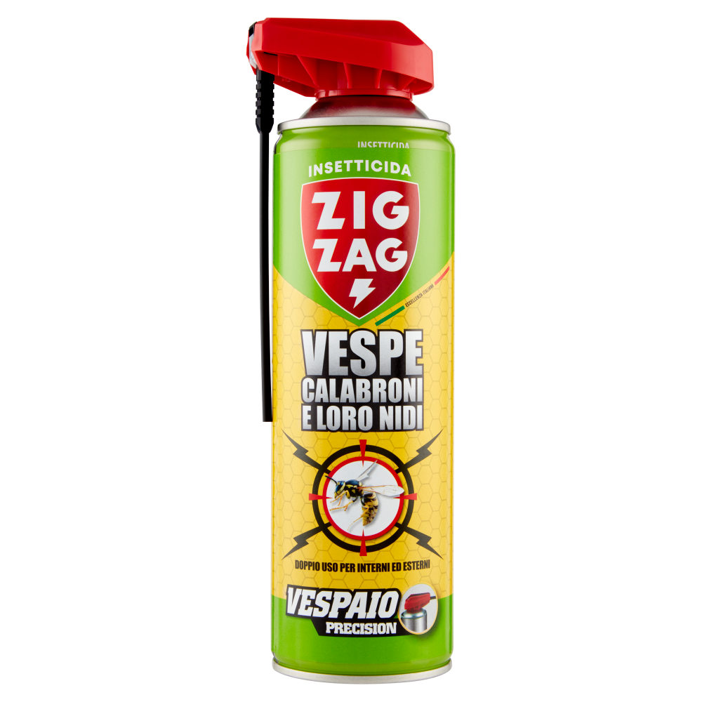 Zig Zag Insetticida Vespe Calabroni e Loro Nidi Vespaio Precision 400 ml