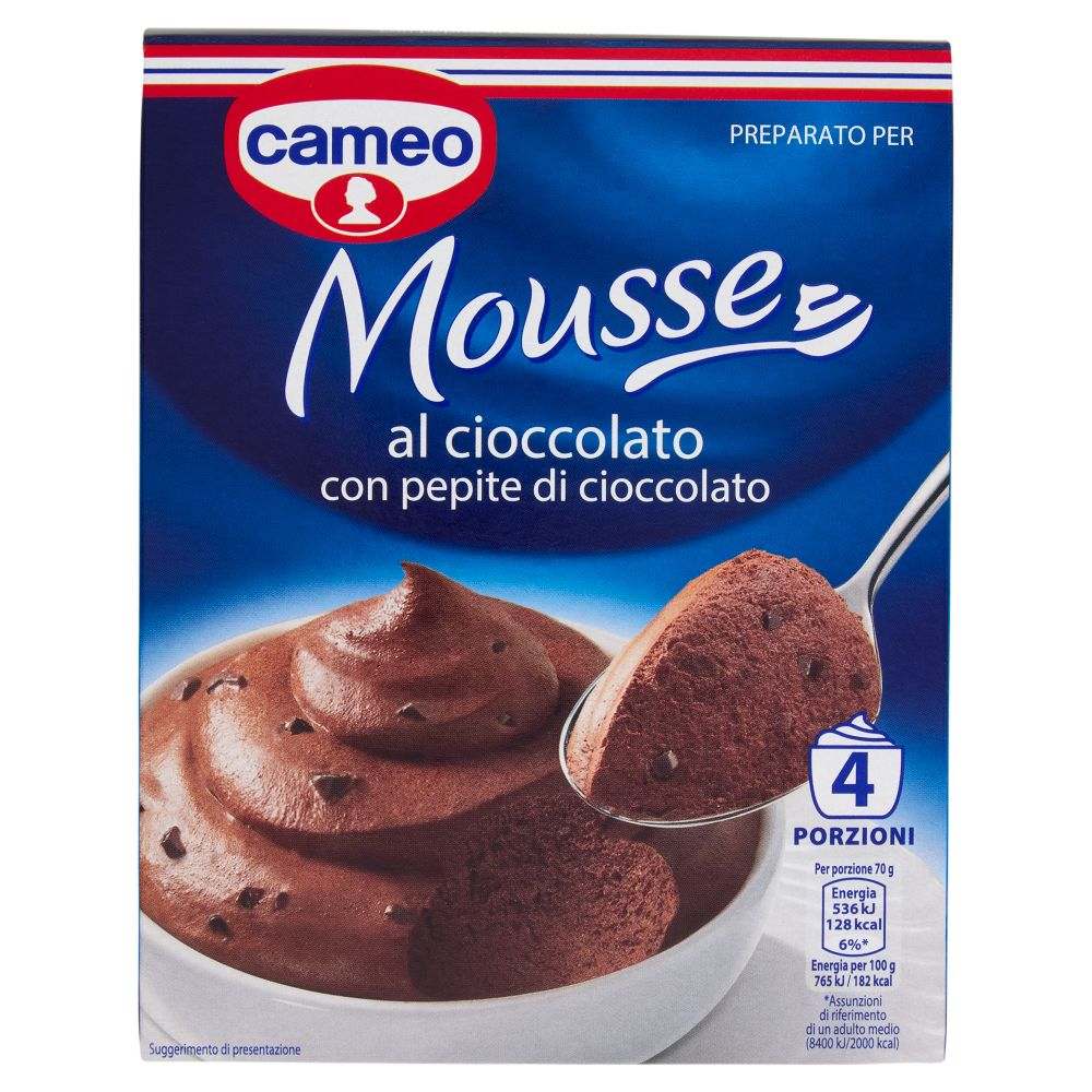 cameo Preparato per Mousse al cioccolato con pepite di cioccolato 98 g