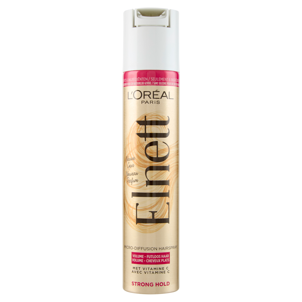 L'Oréal Paris Elnett Micro-Diffusion Hairspray Volume Strong Hold, 200 ml