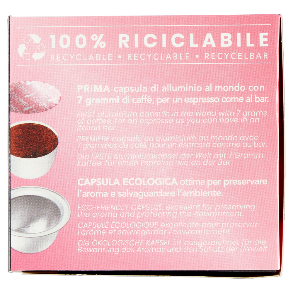 Bialetti Caffè d'Italia Espresso Bar Palermo 16 Capsule 112 g