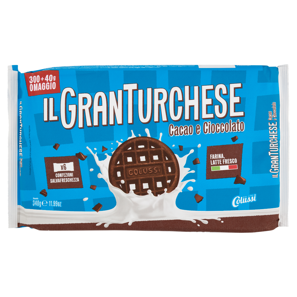 Colussi il GranTurchese Cacao e Cioccolato 340 g