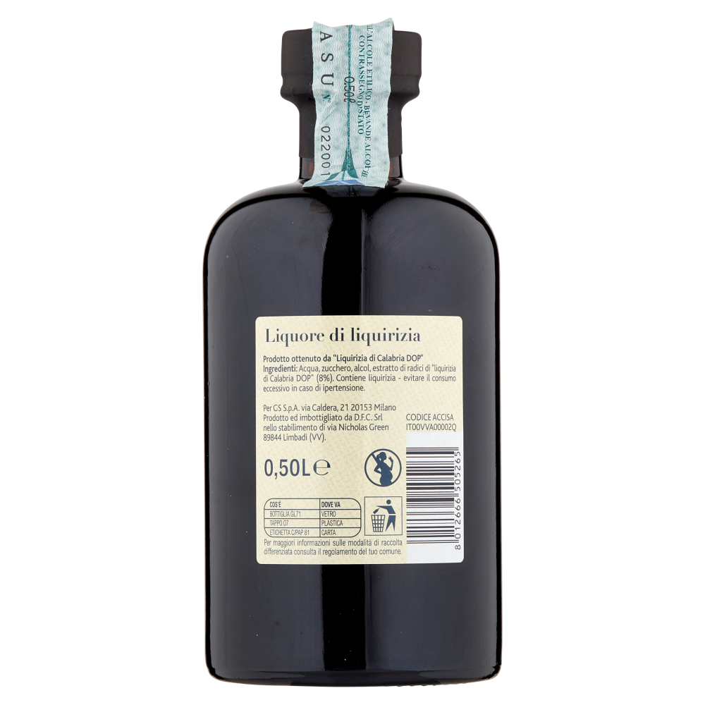 Terre d'Italia Liquore di liqurizia 0,50 L