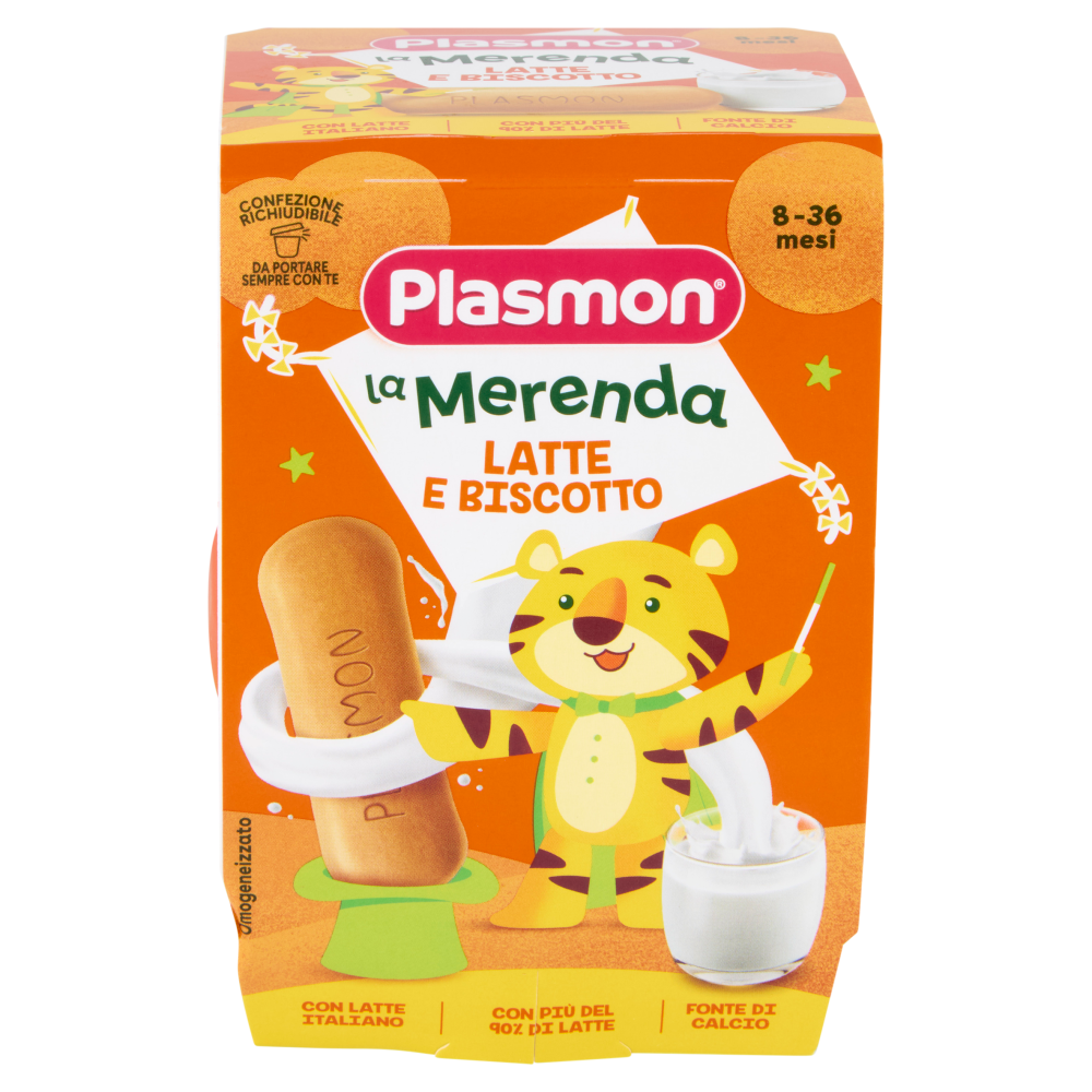 Plasmon la Merenda Latte e Biscotto 2 x 120 g