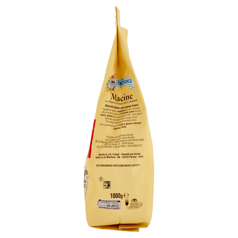 Mulino Bianco Macine Biscotti con Panna Fresca 1Kg