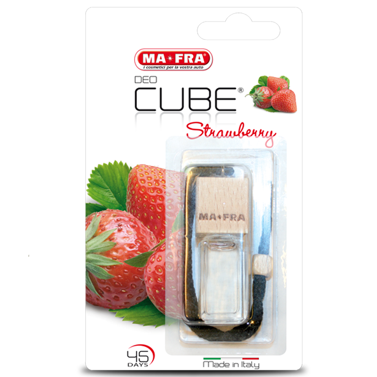 MA-FRA Deo Cube Strawberry Deodorante per ambiente in lattina