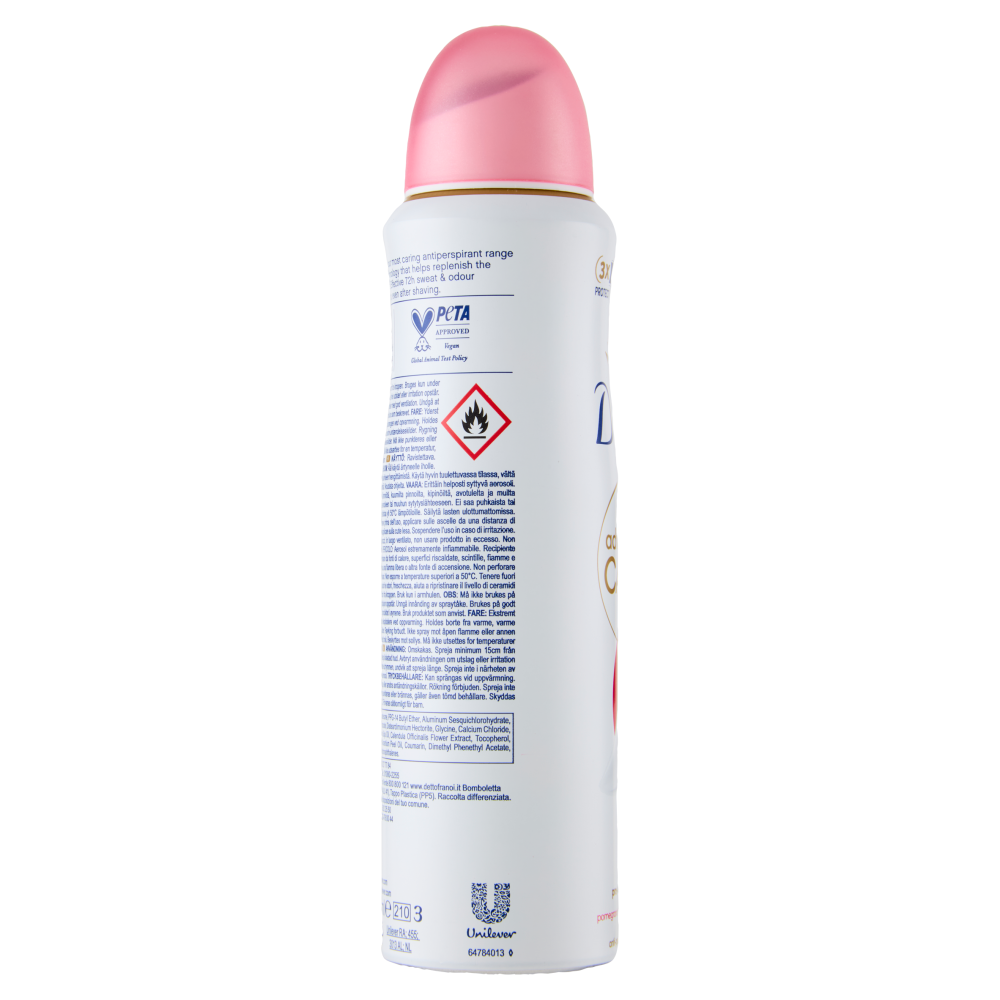 Dove advanced Care go fresh pomegranate & lemon verbena scent anti-perspirant 150 ml