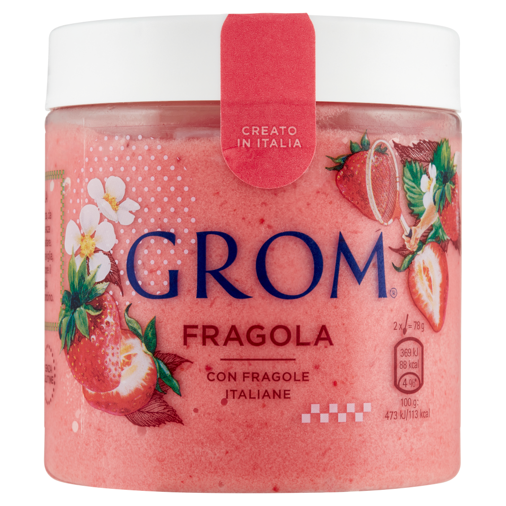 Grom Fragola con Fragole Italiane 360 g Carrefour