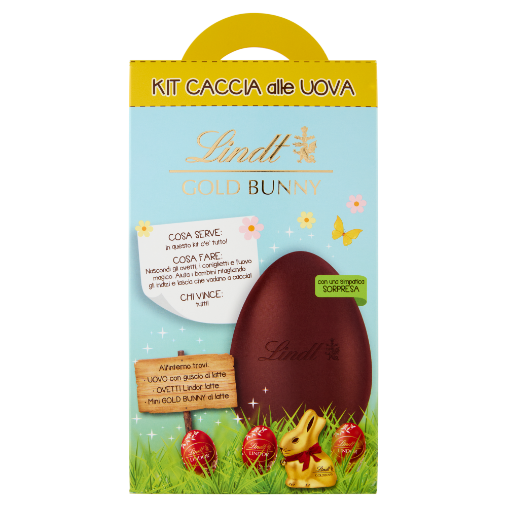 Lindt Gold Bunny Kit Caccia alle Uova 240 g