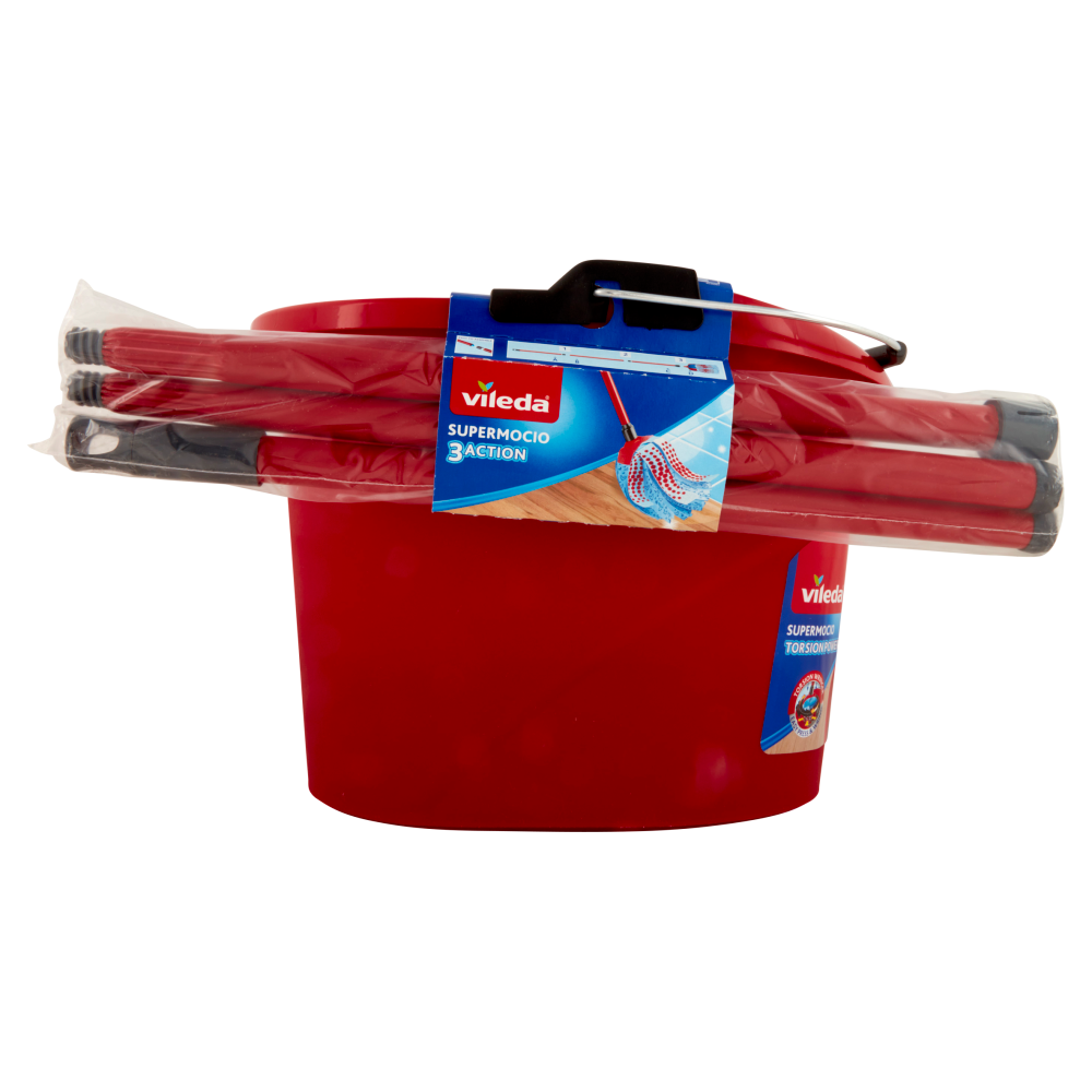 Vileda Supermocio Torsion Power + Manico 3pz +  Supermocio 3Action