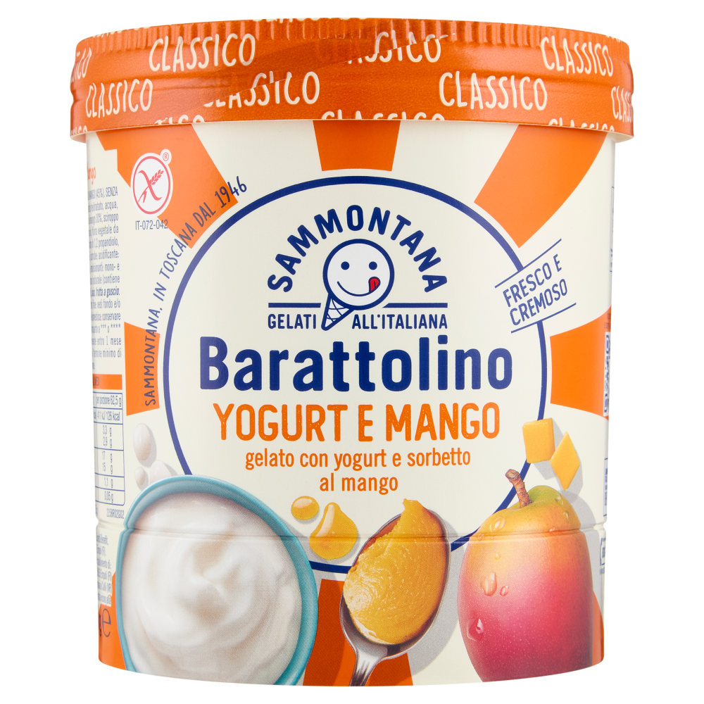 Sammontana Barattolino Classico Yogurt e Mango 500 g