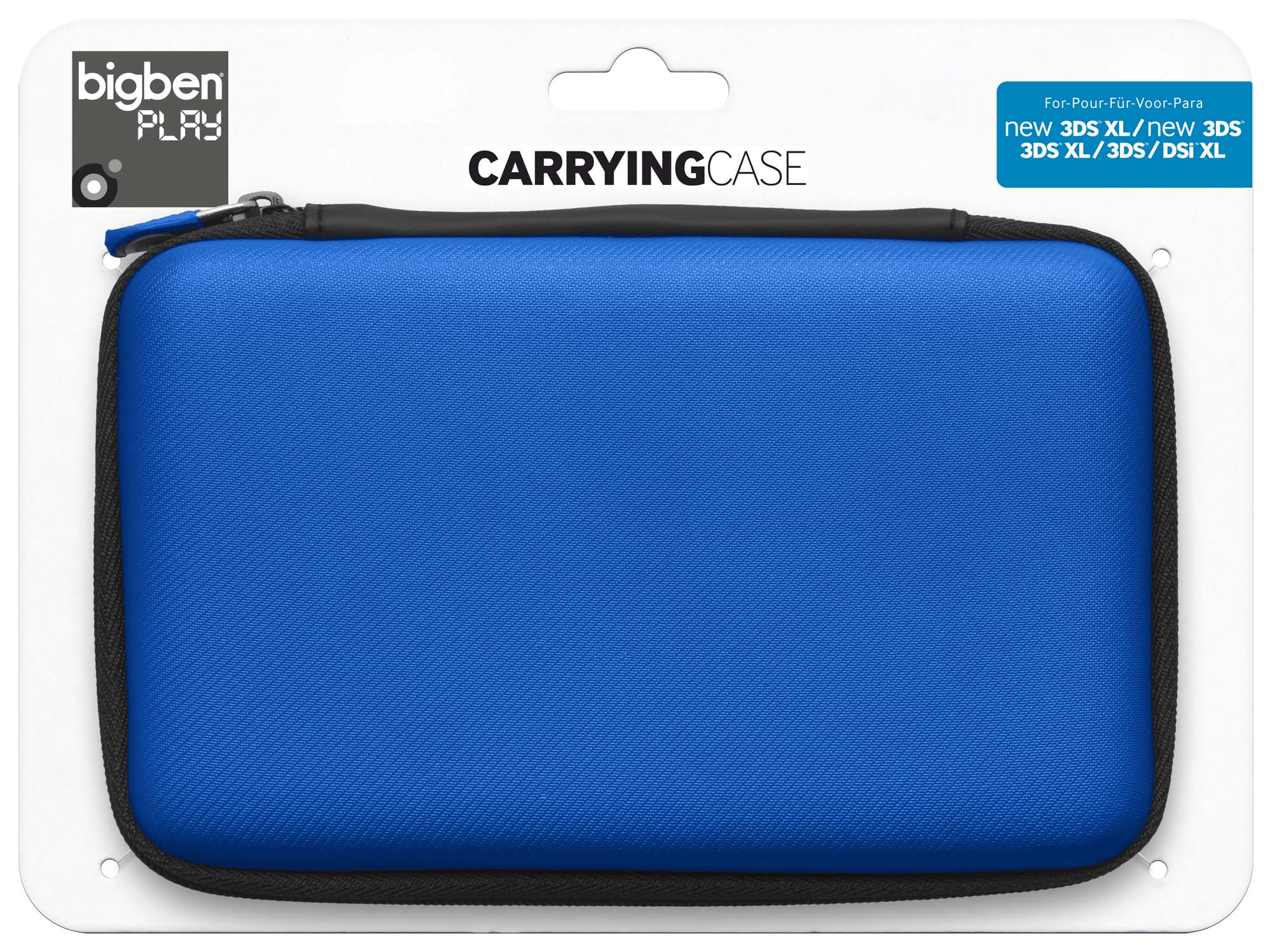 Bigben Interactive 3DSXLPOUCH custodia per console portatile Custodia a tasca Nintendo EVA (Acetato del vinile dell'etilene) Nero, Blu, Grigio, Rosa, Rosso