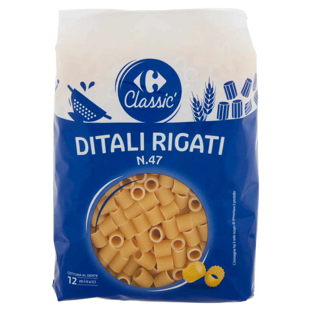 Carrefour Classic Ditali Rigati N.47 500 g