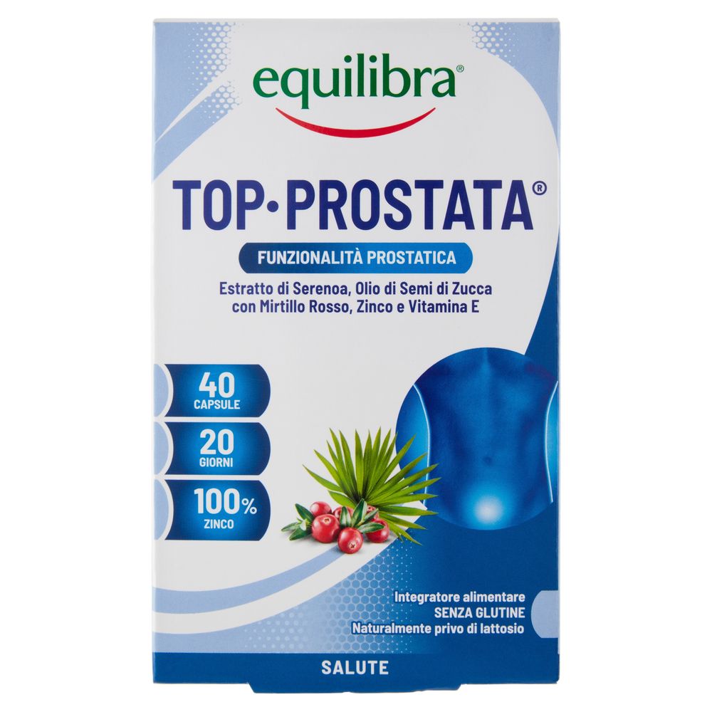Equilibra Top-Prostata Funzionalità Prostatica 40 Capsule 30,2 g