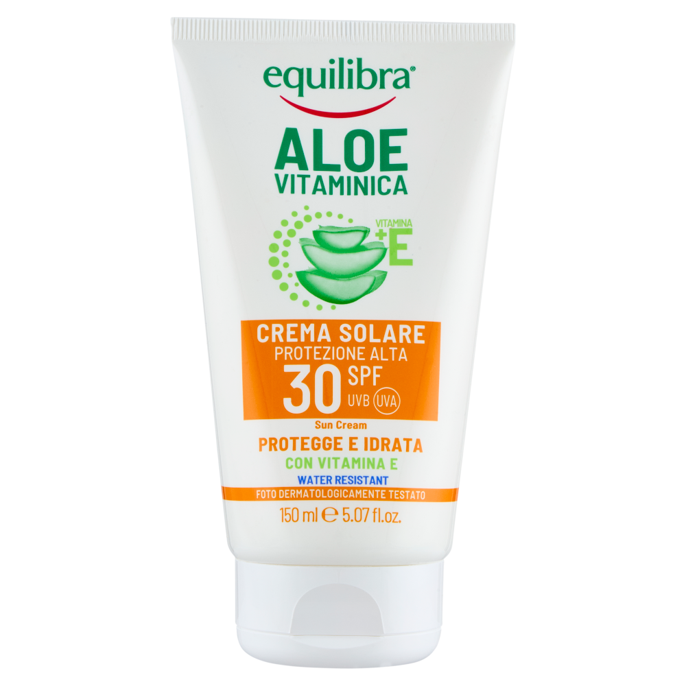 equilibra Aloe Vitaminica Crema Solare Protezione Alta 30 SPF 150 ml