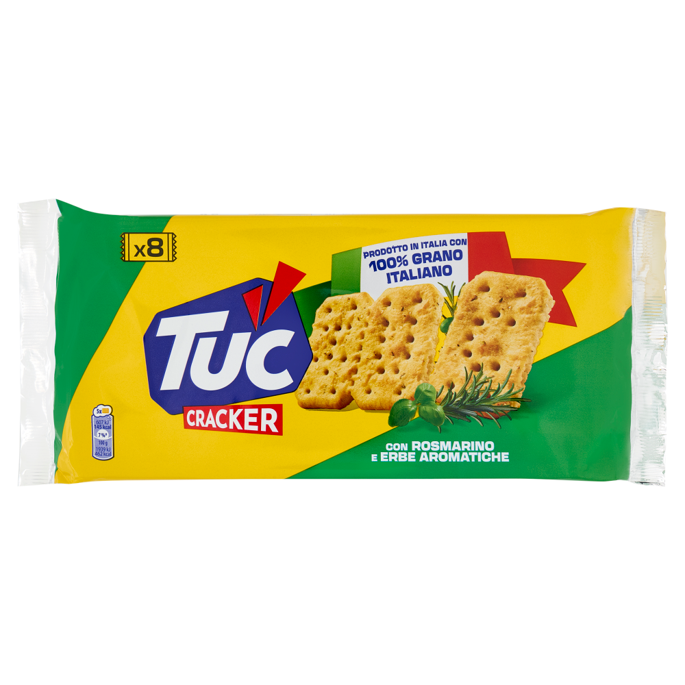 Tuc Cracker con Rosmarino e Erbe Aromatiche - 250 g