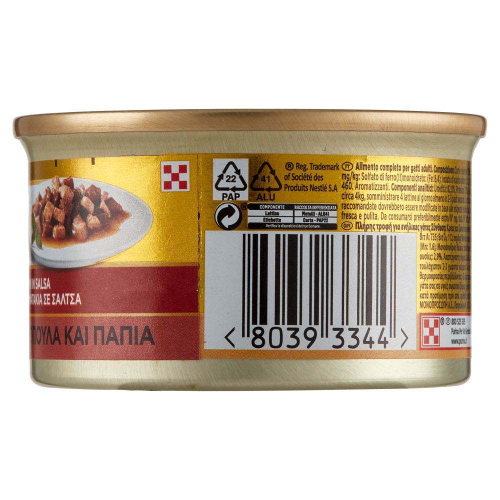 PURINA GOURMET Gold Dadini in Salsa con Tacchino e Anatra 85 g