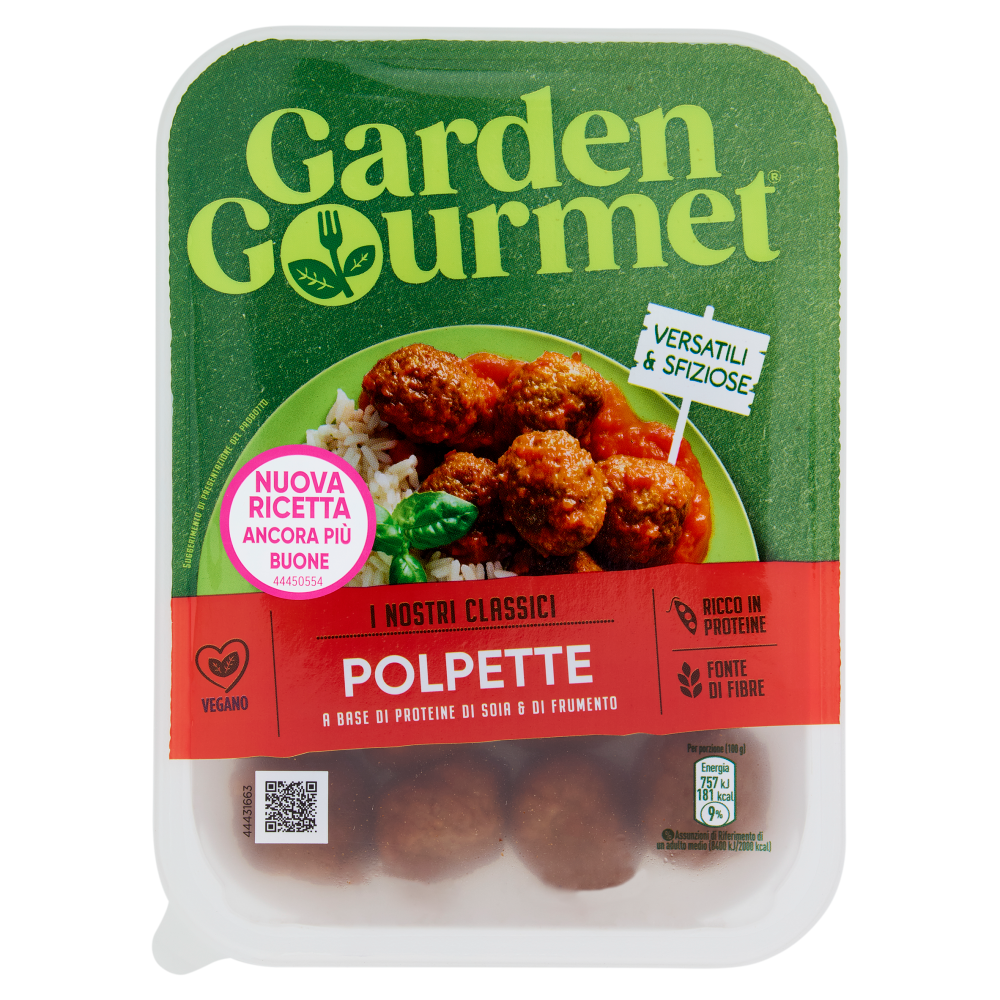 GARDEN GOURMET Polpette di Soia Vegane 2 porzioni 200g