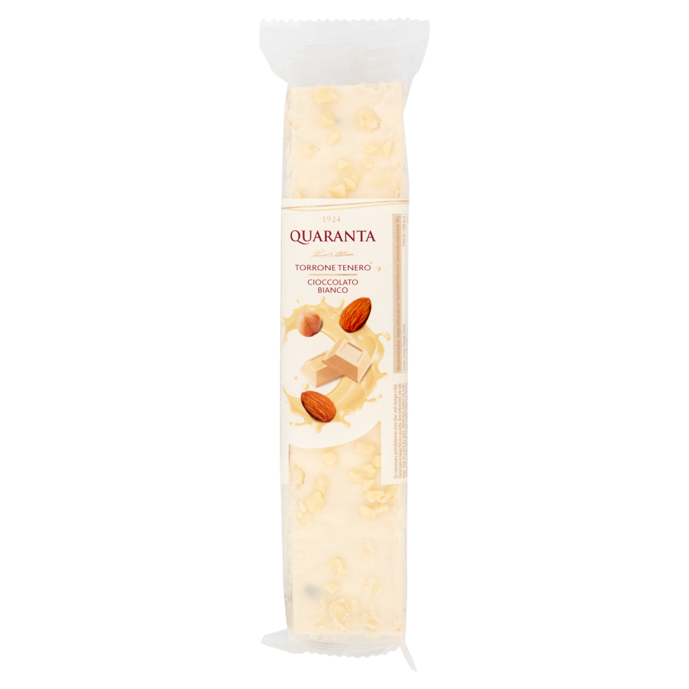Quaranta Torrone Tenero Cioccolato Bianco 100 g
