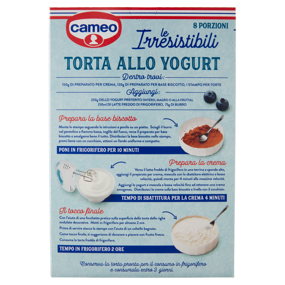 cameo le Irresistibili Torta allo Yogurt 270 g