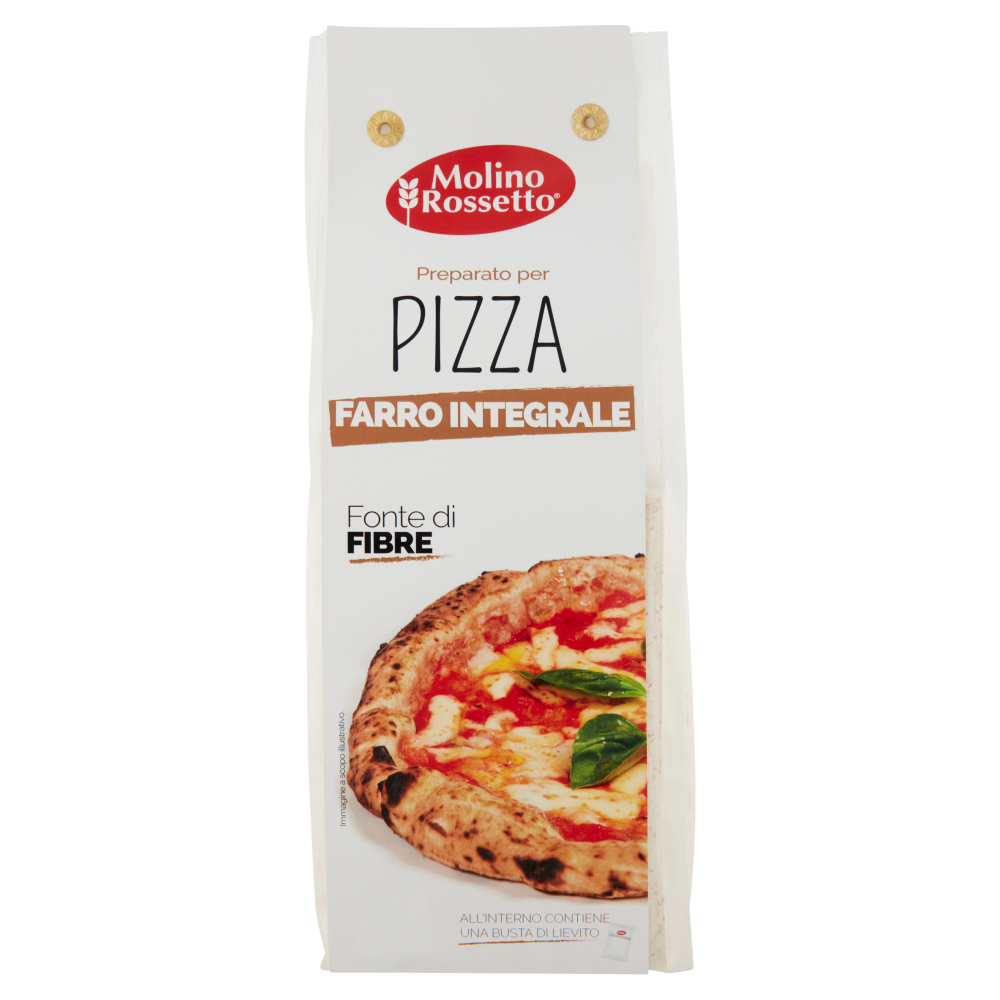 Molino Rossetto Preparato per Pizza Farro Integrale 400 g