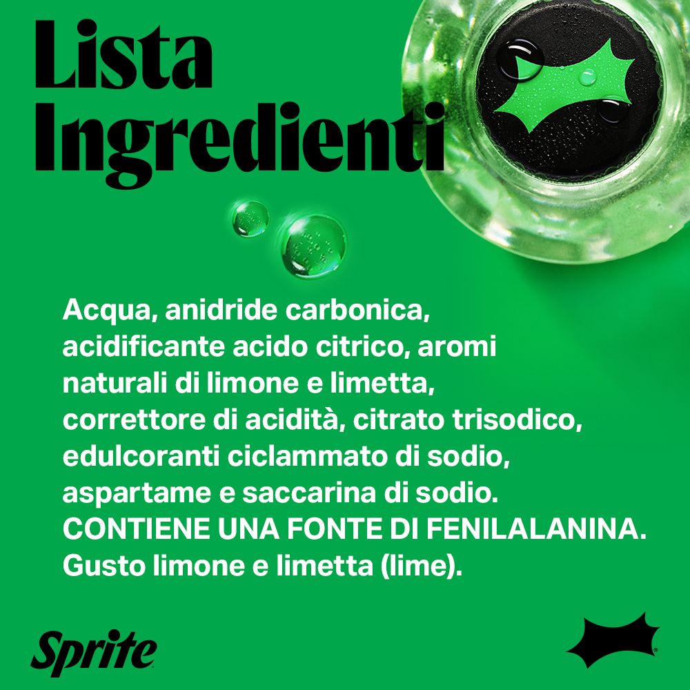 Sprite Zero Zuccheri 1,5L PET