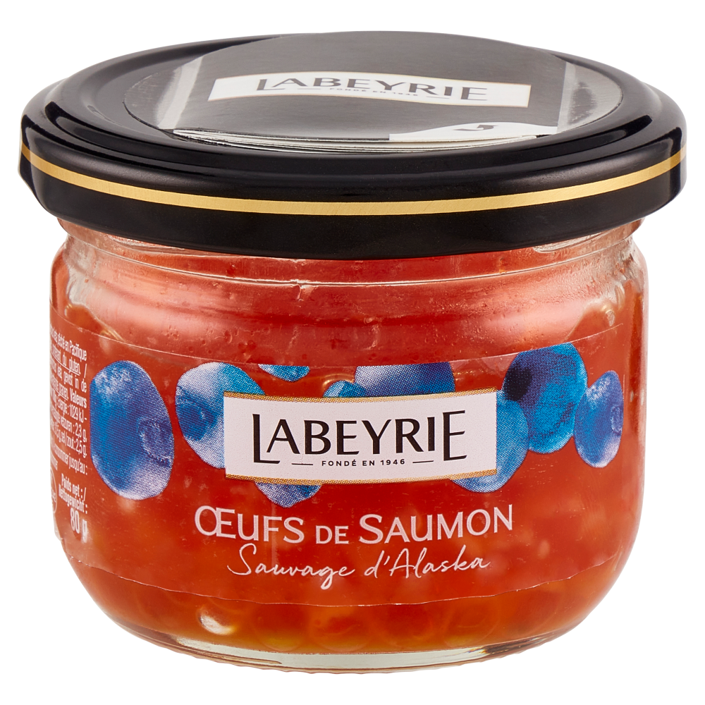 Labeyrie Uova di Salmone Keta del Pacifico 80 g
