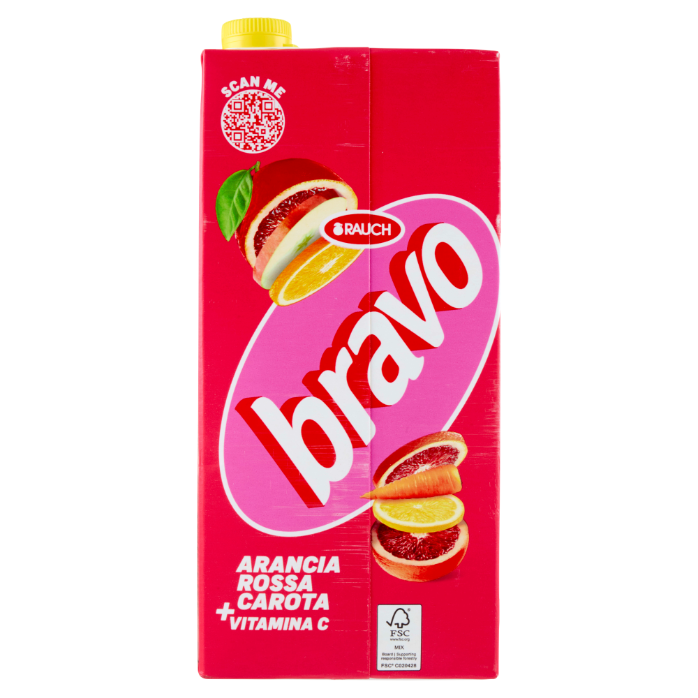 Rauch bravo Arancia Rossa Carota 2 L