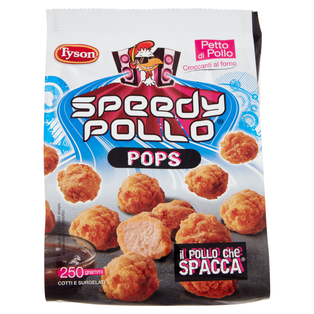 Speedy Pollo Pops Cotti e Surgelati 250 g